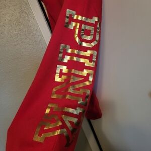 VICTORIA SECRET"PINK" RED SWEATS